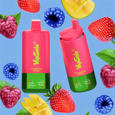 VAPSOLO TRIPLE 60000 - BLUEBERRY SOUR RASPBERRY & STRAWBERRY MANGO & LEMON COLA